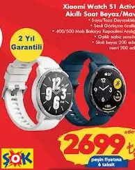 XİAOMİ WATCH S1 ACTİVE AKILLI SAAT BEYAZ/MAVİ